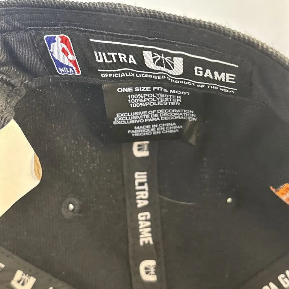 Ultra Game Phoenix Suns NBA Adjustable Cap Hat Black Basketball Licensed